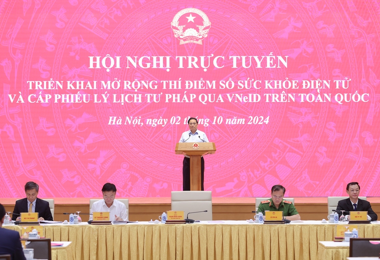 Triển khai mở rộng thí điểm sổ sức khỏe điện tử và cấp phiếu lý lịch tư pháp qua trên toàn quốc